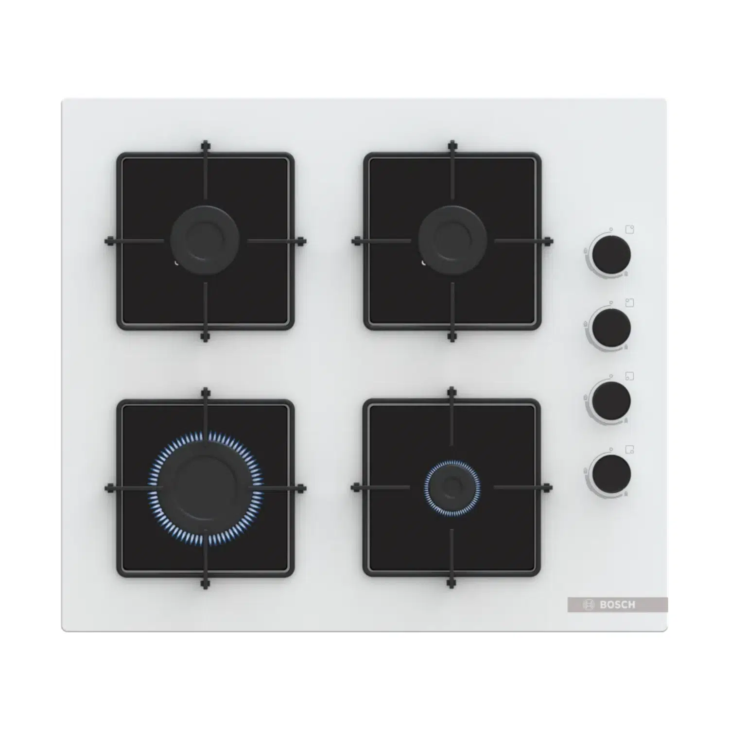 Bosch POP6C2P30O Beyaz Cam Ankastre Ocak