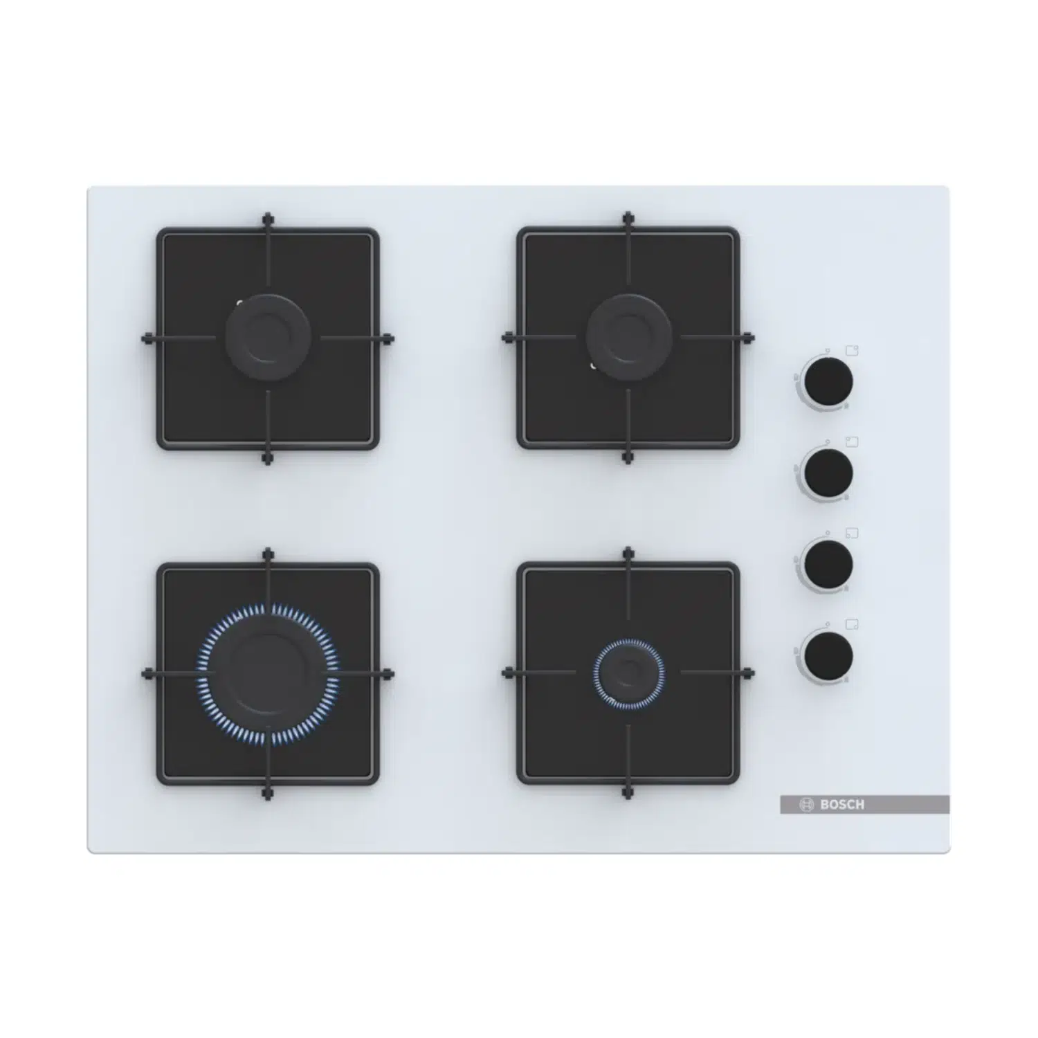 Bosch POP7C2P30O Beyaz Cam Ankastre Ocak