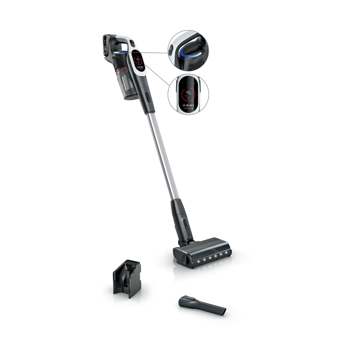 Bosch Unlimited 9 BCS931WBA Şarjlı Dikey Süpürge